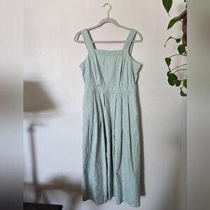 Universal Thread 100% Cotton Long Dress Size 8 Womens Sleeveless Maxi